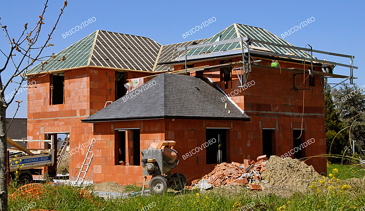 travaux construction maison briques